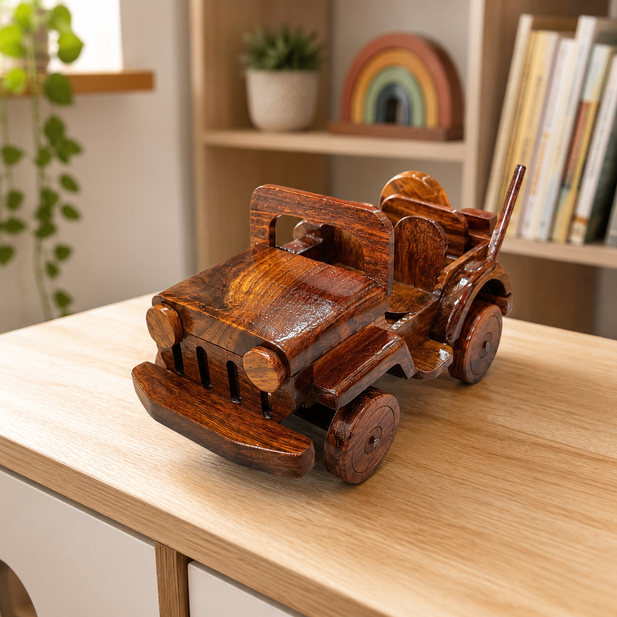 Handcrafted Wooden Vintage Toys | Classic Decorative Wooden Toys for Kids & Home Décor